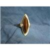 Image 1 : 14 ct. Gold Ring with Tiger Eye #1772397