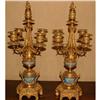 Image 1 : FINE PAIR FRENCH ORMOLU & BRONZE CANDELABRA #1787232