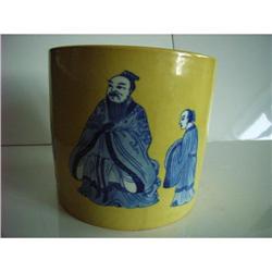 Chinese   porcelain brushpot #1787296