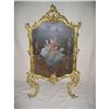 Image 1 : Dore Gold Firescreen W/Cupid Insert #1787338