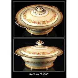 VINTAGE NORITAKE LILA CHINA SET FOR 6 * 47 Pcs #1787494