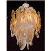 Image 1 : MURANO GLASS CHANDELIER FIXTURE #1787712