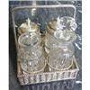 Image 1 : SALT AND PEPPER CRUET AND CRYSTAL #1788065