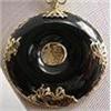 Image 1 : Onyx Filigree Gold Butterflies,  Good Luck #1788085
