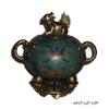 Image 1 : Vintage Cloisonné Fu-Dog Global Shape Incense #1788192
