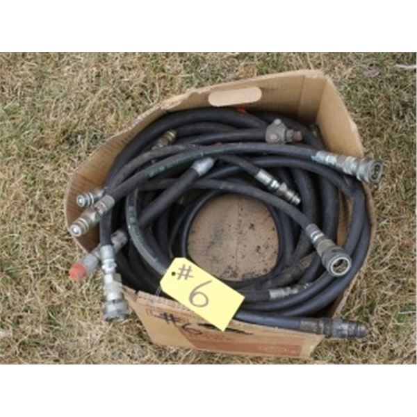 BOX OF HYDRAULIC HOSES