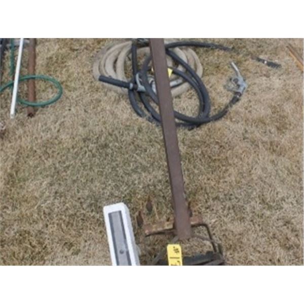 ANTIQUE GARDEN CULTIVATOR & JOHN DEERE MOWER BLADES