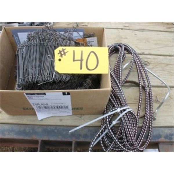 TIE WIRES & BUNGEE LINE