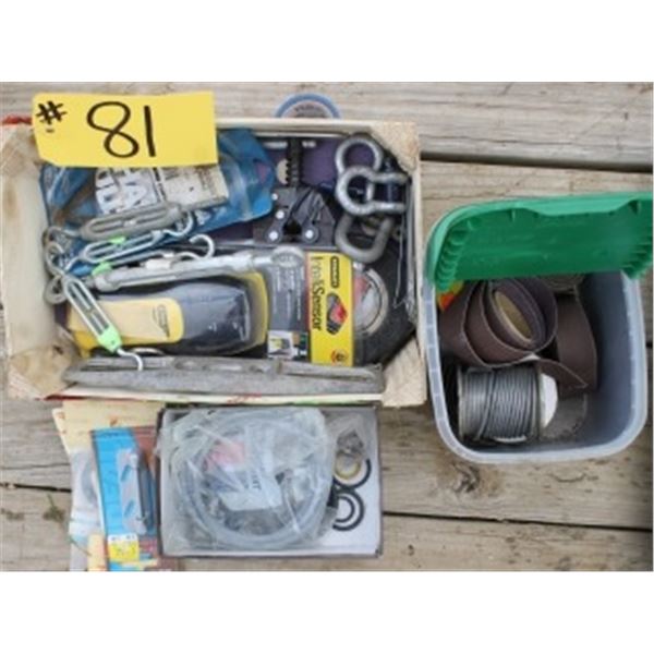 STUD SENSOR, SODER, O-RINGS, SANDING PAPER