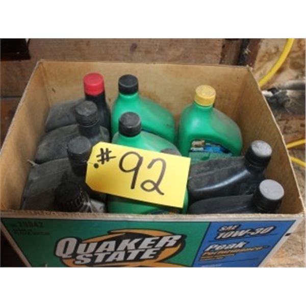 QUANTITY OF OILS & PAINTS