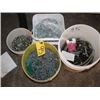 Image 1 : 5 PAILS OF NAILS, SCREWS, & BOLTS