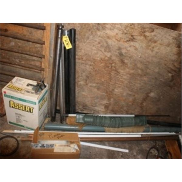 PLASTIC BAGS, SOLID SHAFT, PIPE & MISC