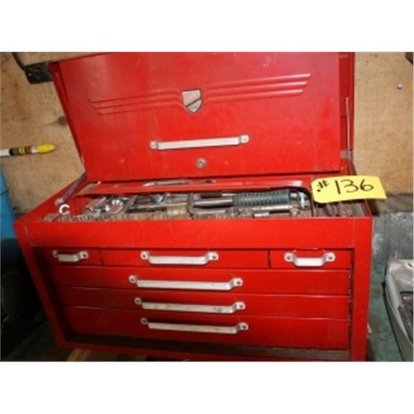 6 DRAWER TOOL BOX C/W TOOLS