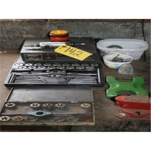 2 TAP & DYES, AIR GRINDER, RIVETER