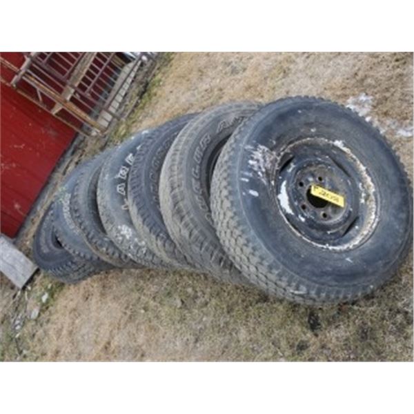 APPROX. 7 USED TRUCK TIRES (15" & 16")
