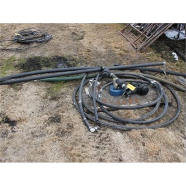 2 VALVES, VARIOUS HOSES