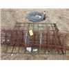 Image 1 : CONCRETE WIRE, APPROX. 4 METAL BED FRAMES, APPROX. 3 HOG PANELS