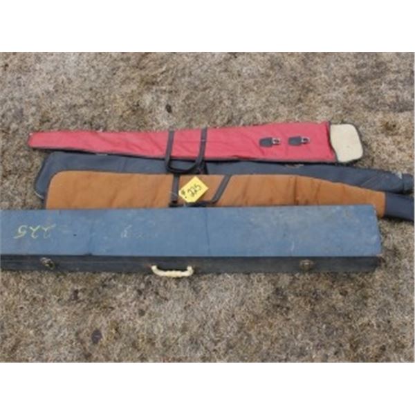 APPROX. 3 GUN SABRES, WOOD BOX