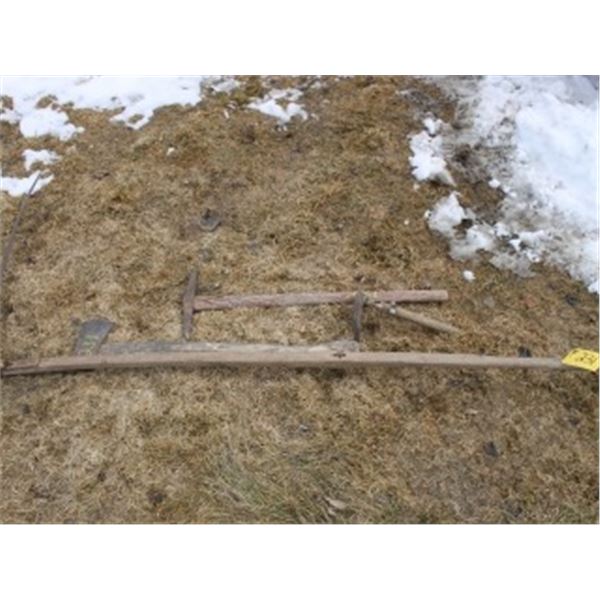 SCYTHE, AXE, PICK, HOE