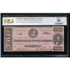 Image 1 : 1862 $2 T-54 Confederate PCGS 58