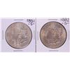Image 1 : Lot of 1881-S & 1882-S $1 Morgan Silver Dollar Coins