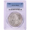 Image 1 : 1887 $1 Morgan Silver Dollar Coin PCGS MS64