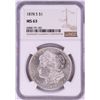 Image 1 : 1878-S $1 Morgan Silver Dollar Coin NGC MS63