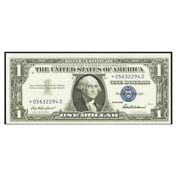 1957 $1 STAR Silver Certificate Fr. 1619