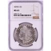 Image 1 : 1878-S $1 Morgan Silver Dollar Coin NGC MS63