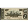 Image 1 : 1864 $20 T-67 Confederate Note