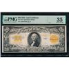 Image 1 : 1922 $20 Gold Certificate PMG 35