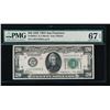 Image 1 : 1928 $20 San Francisco Federal Reserve Note PMG 67EPQ