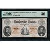 Image 1 : 1861 $10 T-26 Confederate PMG 30