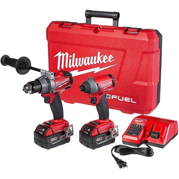 Milwaukee Impact Driver, Hammer Drill, Impact Wrench. ONE-KEY