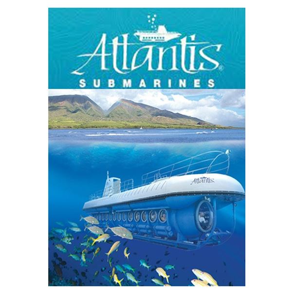 (2) Atlantis Submarine rides for two! (Oahu, Maui, Kona) Expires 12/31/21