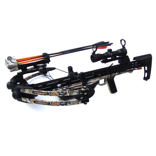 New Mission X-MXB 360 Crossbow w/ Accessories & Bohning Accessories