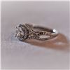 Image 1 : Kay Jewelers Halo Ring & Necklace with Sterling Silver Sapphire Pendant