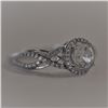 Image 2 : Kay Jewelers Halo Ring & Necklace with Sterling Silver Sapphire Pendant