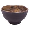 Image 2 : New 64-Piece Wood Grain Melamine Dinnerware Set