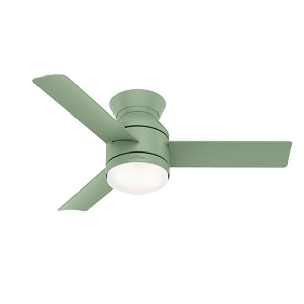 New Hunter Fan Co. 50019 44" Dublin Ceiling Fan with Dusty Green Finish