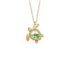 Image 2 : New Catherine Weitzman Pineapple Shaker & Sea Turtle Necklace