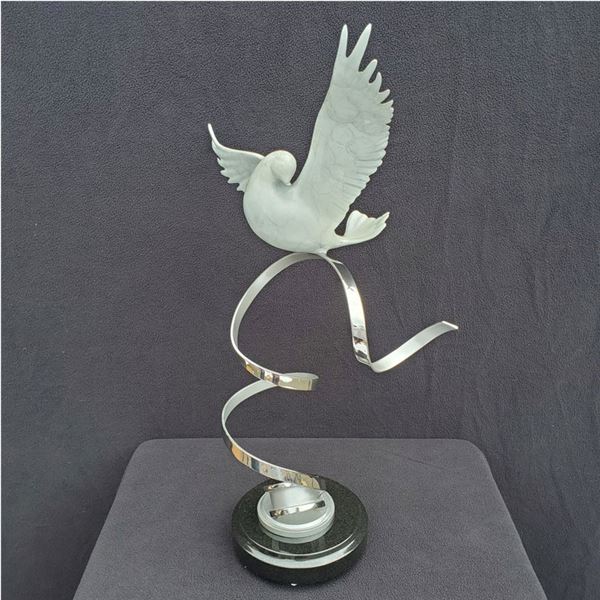 Light as Air Bronze and Stainless Steel Statue by Scott Hanson $4,500 value!