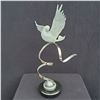 Image 1 : Light as Air Bronze and Stainless Steel Statue by Scott Hanson $4,500 value!