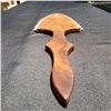 Image 3 : Hawaiian Lei O Mano Mango Wood w/ Tiger Shark Teeth 22 7/8'' X 6 1/8''