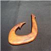 Image 1 : 10 1/2" X 5 1/4" Hawaiian Hook Made Out Of Koa