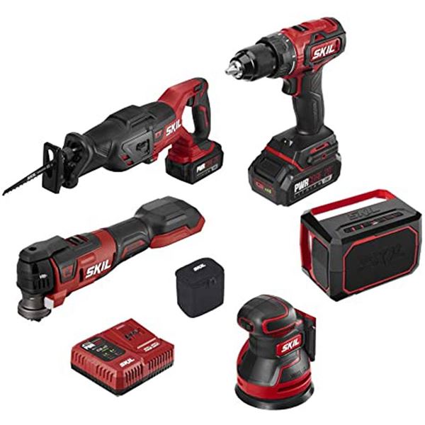 Skil CB7434-21 PWR CORE 12™ Brushless 6-Tool Combo Kit (New)