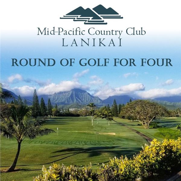 A Round of Golf for (4) at Mid-Pacific Country Club