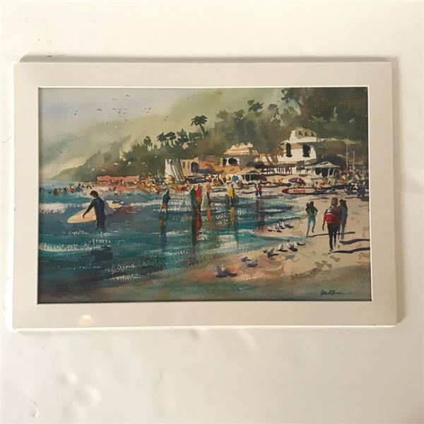 2 "Afternoon Surf"; Paul Oman Fine Arts LLC ( 9 x 11'') & ( 23 x 16'')
