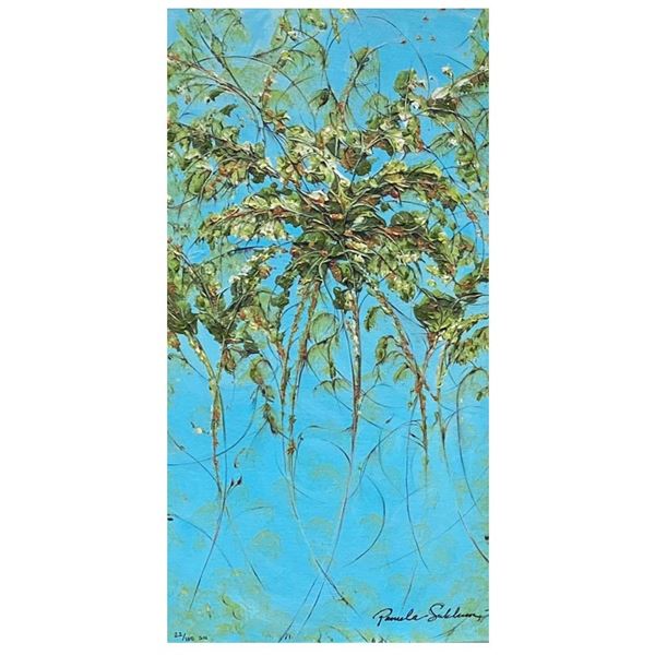 "Spirit Sky" by Pamela Sukhum; Giclee Oil Painting on Canvas 24 x 24