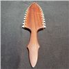 Image 1 : 19" X 4 3/8'' Hawaiian Lei O Mano Mahogany with Tiger Shark Teeth